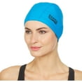 thumbnail image 1 of Beemo Latex Lycra Swim Cap for Long or Short Hair - Stretchable Head Cap - Royal Blue, 1 of 1