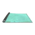 thumbnail image 2 of Ahgly Company Indoor Rectangle Solid Light Blue Modern Area Rugs, 8' x 12', 2 of 4