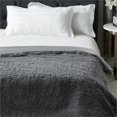 thumbnail image 5 of Posh Living Yves 50"x60" Faux Lamb Fur Super Soft Fabric Throw in Gray, 5 of 10