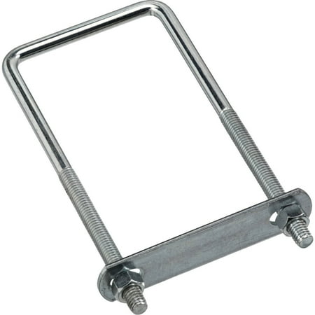 

5PK National 3/8 In. x 3 In. x 7 In. Zinc Square U Bolt