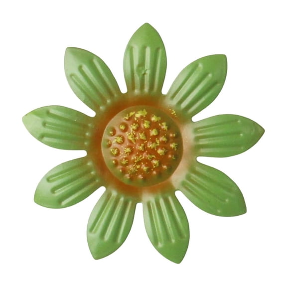 Byujiro Iron Daisy Wall Decor Outdoor Weather Resistant Metal Daisy Wall Art Hanging Garden Decor for Patio, Yard, Lawn, Farmhouse & Home Wall Art Decoration