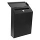 thumbnail image 5 of unbranded Buzón De Pared Negro Para Uso Exterior Con Estructura De Hierro Resistente Y Estilo Rústico, 5 of 8