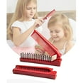 thumbnail image 6 of Plastic Hair Comb Folding Hair Brush Portable Travel Compact Pocket Double Headed Anti-static Comb, 6 of 10
