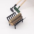 thumbnail image 4 of OULII Mini Fire Rack Decorative 1 Set For Dollhouse Enthusiasts Black 3.2X2.8Cm, 4 of 8