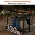 thumbnail image 4 of Grill and Griddle Combo with 50000 BTU, 702 SQ.IN Cooking Space for Backyard / Patio / Camping / Tailgating, 4 of 9