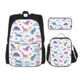 thumbnail image 1 of Balery Dinosaur Mochila Escolar 3 en 1 para Niños - Mochila Resistente con Lonchera Térmica y Estuche - Mochila Escolar para Niños y Niñas, 1 of 7