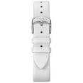thumbnail image 3 of Women's Crystal Bloom White/Silver Floral Watch, Leather Strap, 3 of 5