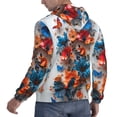 thumbnail image 6 of Xecao 3D Butterfly Pattern Men's Adult Pullover Hoodie,Hooded Sweatshirt-4X-Large, 6 of 7