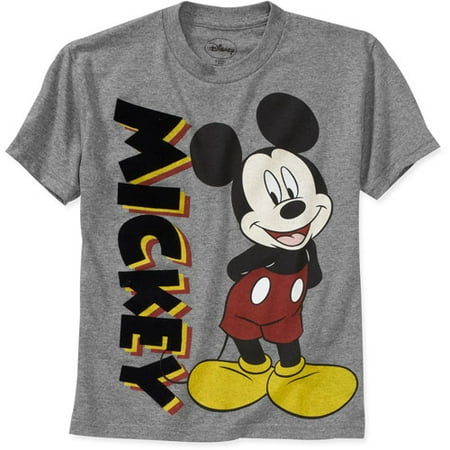 LICENSE - Disney Boy's Mickey Mouse Graphic Tee - Walmart.com