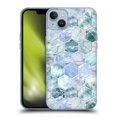 thumbnail image 1 of Head Case Designs Officially Licensed Micklyn Le Feuvre Marble Patterns Ice Blue And Jade Stone And Hexagon Tiles Soft Gel Case Compatible with Apple iPhone 14 Plus, 1 of 7