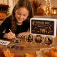 thumbnail image 3 of Halloween Diamond Art Kit, DIY Coaster Craft Set Gift Box, Diamond Painting Decoration Supplies, Creative Holiday Home Table Decor Project, 3 of 7