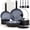 Black/Gray, variant on 19Pcs Pots and Pans Set Non Stick, Cookware Set Detachable Handle, Nonstick Induction Kitchen Sets Non Stick with Removable Handle, RV Cook Ware, Oven Safe, Black
