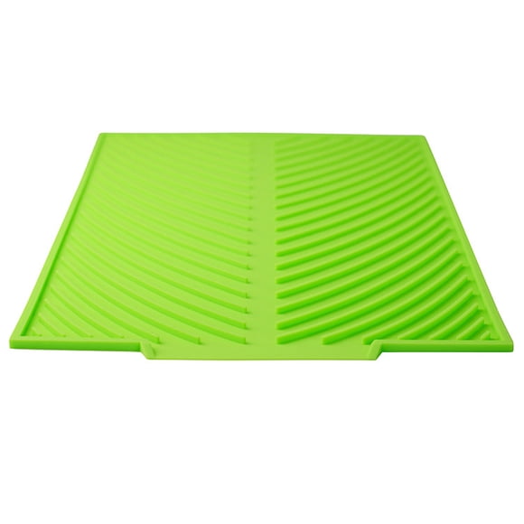 FESTFENDS Tapete De Platos Verde En Silicona Apto Para Lavavajillas Cocina