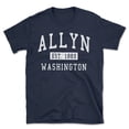 thumbnail image 1 of Allyn Washington Classic Established Men's Cotton T-Shirt, 1 of 1