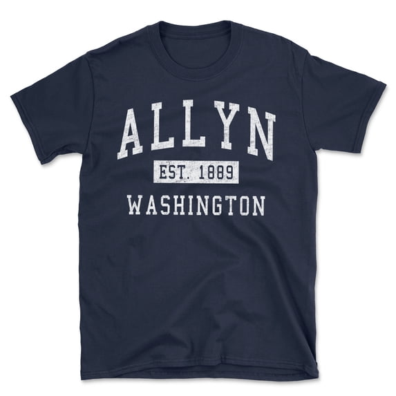Allyn Washington Classic Established Men's Cotton T-Shirt