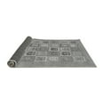 thumbnail image 2 of Ahgly Company Indoor Square Abstract Gray Modern Area Rugs, 7' Square, 2 of 4