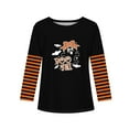 thumbnail image 5 of Abcomgle Girls Halloween Shirts 10-12 Spooky Ghost Boo Graphic Shirts for Kids Girls Crewneck Long Sleeve Tee Shirts for Girls Fall Funny Scary Tee Top Girls,4-5 Years, 5 of 5