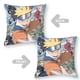 thumbnail image 2 of NARUTO Fundas de almohada de terciopelo con tema, regalos de funda de almohada, decoración para el hogar, cojín de lanzar, regalo de cumpleaños para fans y parejas. 50cm x 50cm., 2 of 6