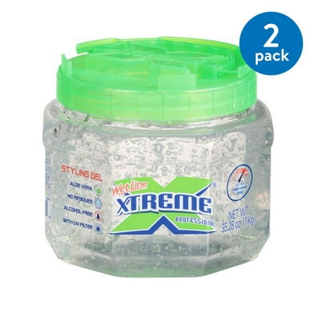 Wet Line Xtreme Professional Styling Gel 35.28 oz. Jar (Pack of