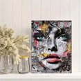 thumbnail image 2 of Abstract Woman Portrait Decorative Painting/Canvas Art， Suitable for Living Room， Bedroom， Office， Hotel， Studio， Gallery， Apartment， Dining Room Decoration 168, 2 of 8