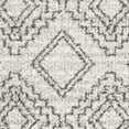 thumbnail image 6 of SAFAVIEH Melrose Coleman Overdyed Geometric Shag Area Rug, Ivory/Grey, 4' x 6', 6 of 7