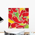 thumbnail image 1 of From Colorful Chili Peppers Wall Mural by Wallmonkeys Peel and Stick Graphic (18 in H x 18 in W) WM308231, 1 of 4