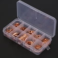 thumbnail image 3 of SUTENGDA M5-M14 Copper Washers Assorted Set  200pcs Flat Ring Solid Copper Professional Hardware in Box  Assorted Sizes for DIY  Construction  and Automotive Repair, 3 of 9