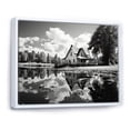 thumbnail image 2 of Designart Farm framed wall art decor, Farm framed wall Art, Reflecting on Rural Life at the Farmhouse , Extra large Country White Framed Wall Art, 20x12 inches White Color Frame, 2 of 5
