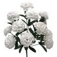 thumbnail image 1 of Set of 2 White Carnation Bouquet Artificial Flower, 1 of 1