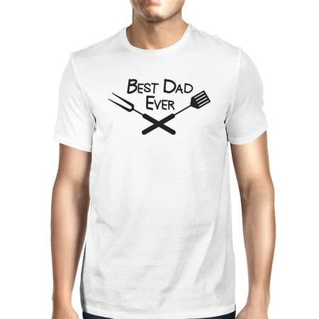 Best Bbq Dad Mens White Graphic Design T-Shirt Unique Gifts For
