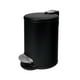 thumbnail image 1 of Bote De Basura Pequeño Acento de 3L Basurero Para Baño Con Pedal Acero Inoxidable Tapa Suave Negro, 1 of 10