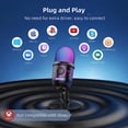 thumbnail image 5 of Gaming Microphone, USB Computer Microphone for PC, Mac, PS4/5, Condenser Podcast Mic for Studio Recording,, 5 of 5