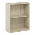 thumbnail image 1 of Furinno Gruen 2-Tier Open Shelf Bookcase, Metropolitan Pine, 1 of 6