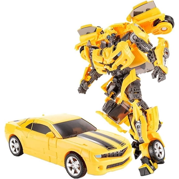 Dupurit Deformed Car Robot Toy, 8.7-inch Collectible Action Figures, Alloy Deformation Portable Robot Toy Model, Manual Transformed into Toy（D）