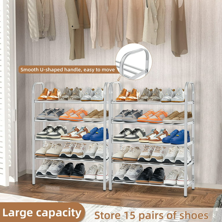 9 Tiers 42 Pairs Shoe Rack Shelf Large Storage Organizer Space
