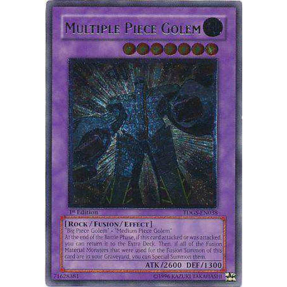 YuGiOh The Duelist Genesis Multiple Piece Golem TDGSEN038 Walmart