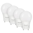 thumbnail image 1 of Bombillas LED DEWENWILS GU24, 9 W, 800 lm, 2700 K, regulables, paquete de 4, 1 of 7