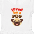 thumbnail image 4 of Inktastic Pug Dog Loved by a Pug Girls Toddler Dress, 4 of 5