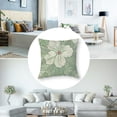 thumbnail image 5 of nygtbtfer Ruffle Trim Throw Pillow Cover Soft Decorative Square Cushion Case for Sofa Couch Bedroom , Pack of 2, White, 5 of 7
