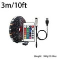 thumbnail image 6 of US 1-2 Pack 5V USB LED Strip Lights TV Back Light 5050 RGB Colour With Remote, 6 of 12