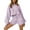 Floral Purple, variant on Avidlove Knit Pajama Set for Women Long Sleeve Floral Tops and Shorts Lounge Set with Pocket 2 Piece Matching Outfits Casual Sweater Sets Sleepwear