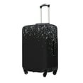 thumbnail image 2 of Uemuo Silver Glitter1 Printed Washable Luggage Cover - Fashion Suitcase Protector Fits 18-32 Inch Luggage -Small, 2 of 9