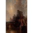 thumbnail image 2 of George Herbert Mccord 13x18 Gold Ornate Wood Frame and Double Matted Museum Art Print Titled - Windsor Castle, England (Carnegie's Winter Castle), 2 of 4