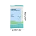 thumbnail image 4 of 10 Packs Disposable Toilet Seat Covers,Tear-Free Extra-Large Double-Layer Waterproof,Individually Wrapped Portable,For Adults Childs Public Restrooms Travel Camping Hospitals Hotels, 4 of 9