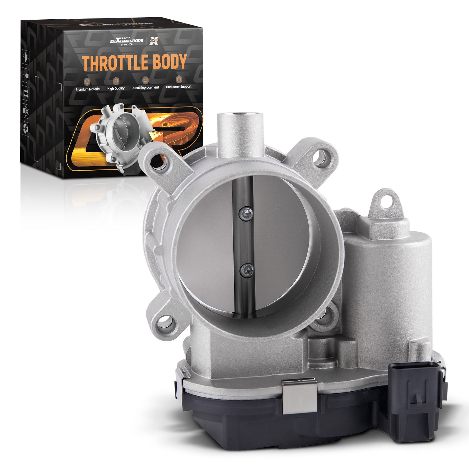 maXpeedingrods Electronic Throttle Body for Chrysler 200 2015-2017, for Jeep Cherokee Compass Renegade 2014-2018, for Dodge Dart, for Fiat 500X, for Ram Promaster City, 4891970AB 4891970AC 04891970AB