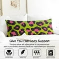 thumbnail image 3 of Leopard Print Body Pillow Cover – Soft & Breathable, Hidden Zipper, 20"x54", Fashion Animal Print – Cheetah & Tropical Spots, Perfect Gift for Side Sleepers, Pregnancy, Modern Home Decor, 3 of 7