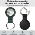 thumbnail image 2 of Silicone Case for AirTags, Soft Rubber Shockproof Protective Skin Cover with Keychain Compatible with Apple AirTags – for Accessories Key-Ring, Wallet, Luggage, Pet Collar (Green), 2 of 7
