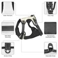 thumbnail image 6 of Gaeub White And Gold Geometry Gaeub White And Gold Geometry No Pull Dog Harness, Secure and Adjustable Pet Vest for Outdoor Activities - Large, 6 of 8