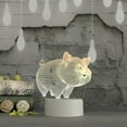 thumbnail image 1 of WREESH 3D USB Acrylic Night Light LED Table Desk Bedroom Decor Gift Warm White Lamp, 1 of 1