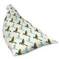 thumbnail image 2 of Bird Lounger Chair Bag, Continuous Pattern of Colorful Hummingbirds, High Capacity Storage with Handle Container, Lounger Size, Ivory Dark Seafoam, by Ambesonne, 2 of 5